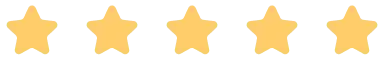 Five out of five stars are highlighted in gold